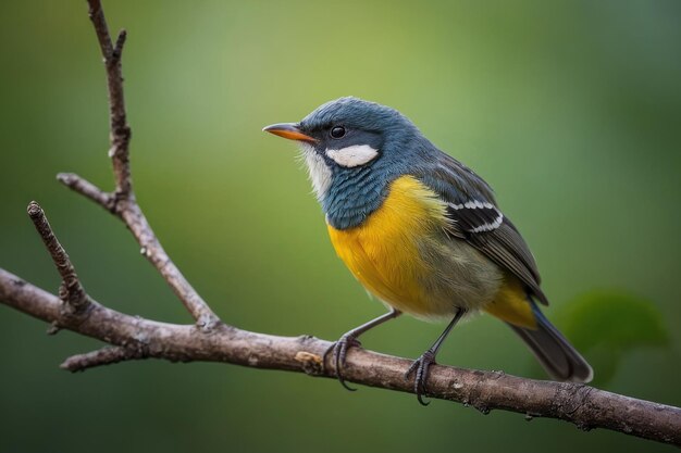 Un pájaro de colores posado en una rama de un árbol