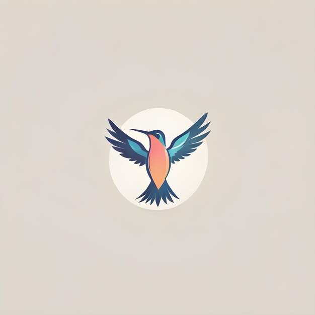 Un pájaro colorido con un pico largo está volando en el aire