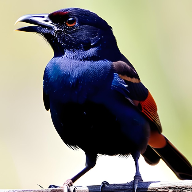 Pájaro grackle común