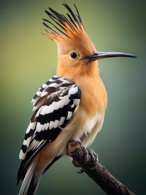 El pájaro Hoopoe de Eurasia