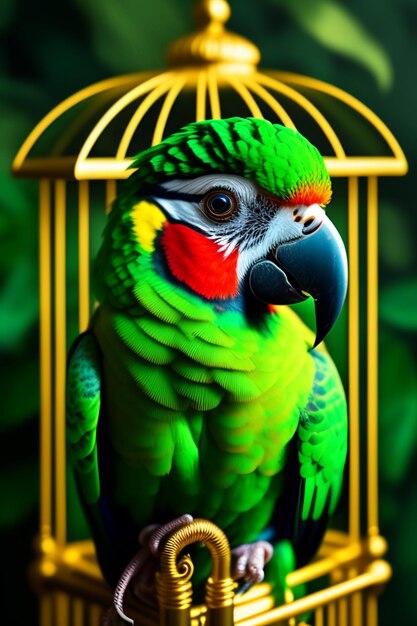 Foto el pájaro lindo