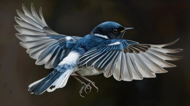 Foto un pájaro majestuoso en su hábitat natural fotografía de vida silvestre en 169