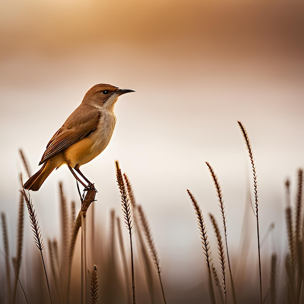 Pájaro en la naturaleza de fondo del paisaje