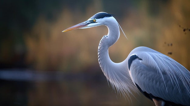 un pájaro parado en el agua