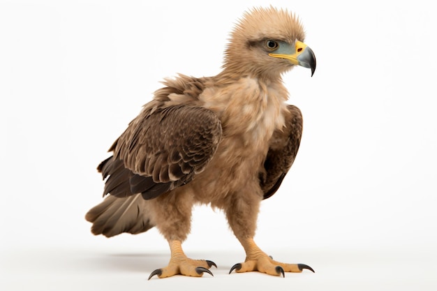 un pájaro con un pico muy largo sobre una superficie blanca