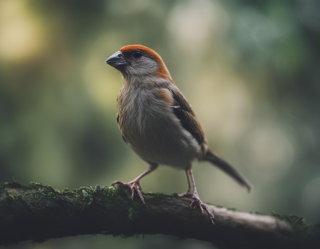 un pájaro pinzón en la jungla