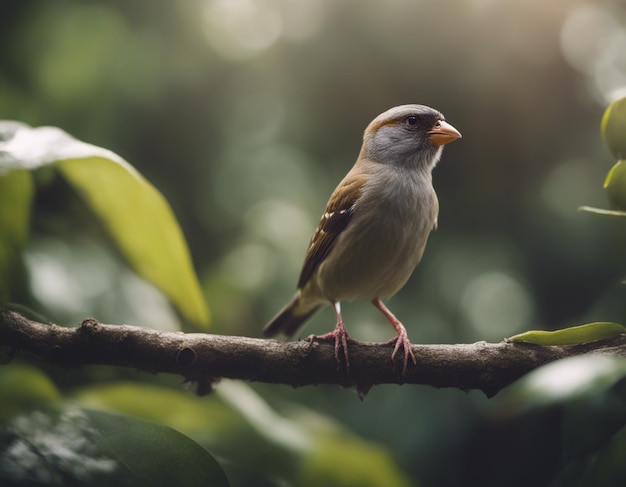 un pájaro pinzón en la jungla