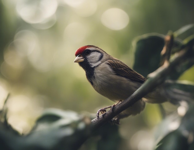 un pájaro pinzón en la jungla