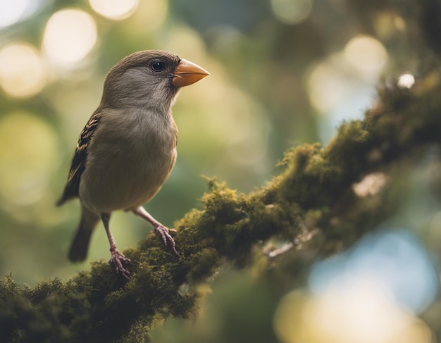 un pájaro pinzón en la jungla