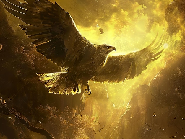un pájaro que está volando en el cielo