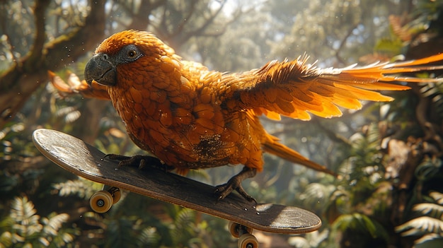 Foto pájaro volador el fondo del pájaro