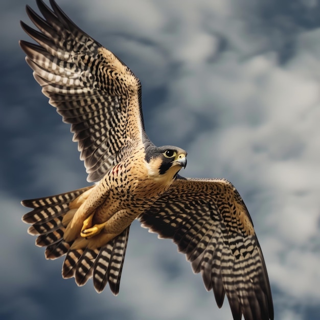 un pájaro volando en el cielo