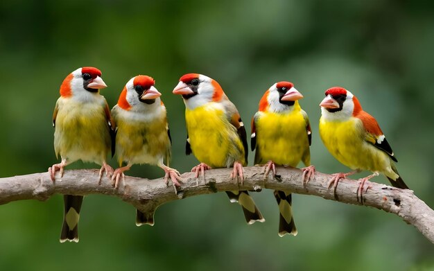 Foto los pájaros lindos.