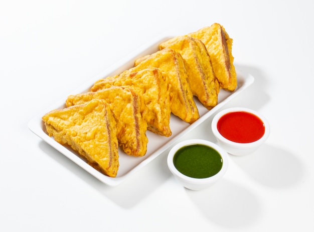 Pakora De Pan Frito Indio Pakora