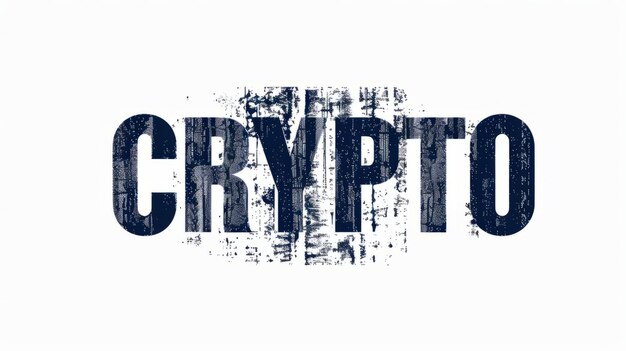 La palabra Crypto creada en la tipografía Sans Serif