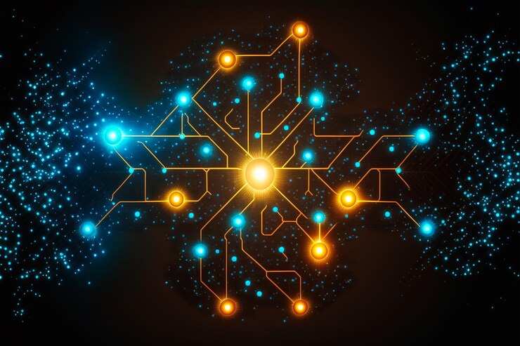 Foto la palabra tecnología tiene la forma de un cerebro.