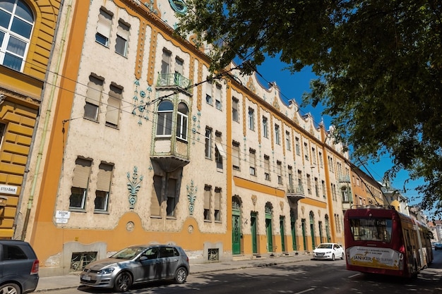 Palacio alemán en el centro histórico de Szeged Hungría