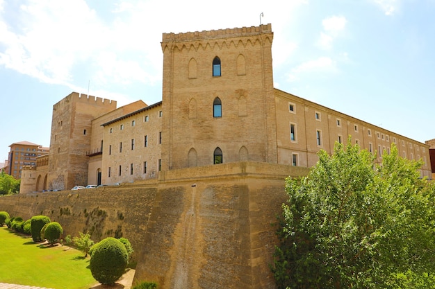 Palacio de la Aljafería en Zaragoza, España