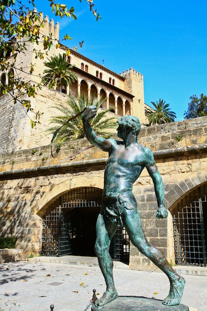 Palacio de la Almudaina en Palma de Mallorca, España