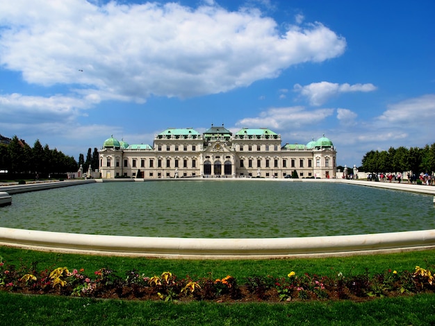 Palacio Belvedere en Viena, Austria.