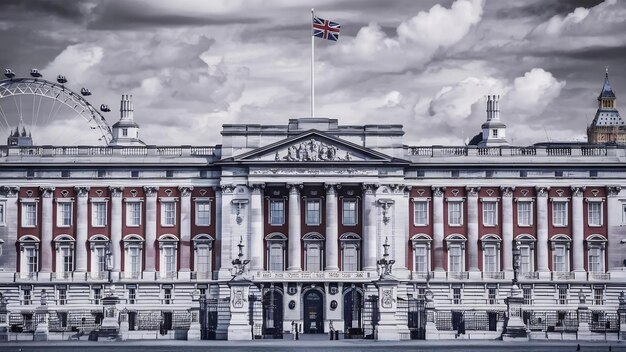 Palacio de Buckingham en la ciudad de Londres, Inglaterra, Reino Unido