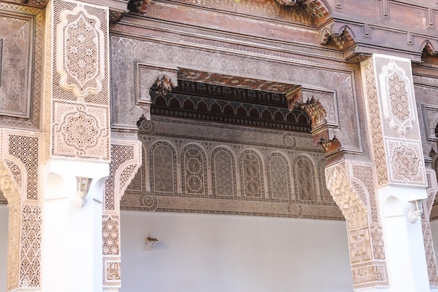 Palácio da Bahia em Marrakech Marrocos