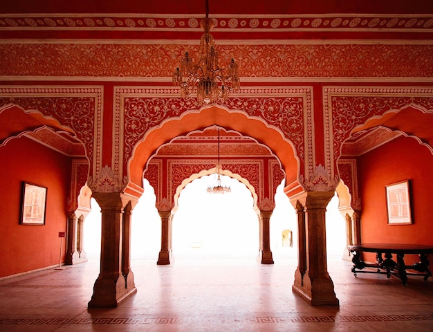 Palácio da cidade Jaipur Rajasthan Índia