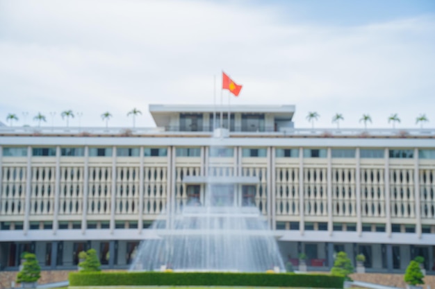 Palácio da Independência na Cidade de Ho Chi Minh Vietnã Palácio da Independência é conhecido como Palácio da Reunificação e foi construído em 19621966 Lugar popular para visitar em Saigon Destinos de viagem no Vietnã