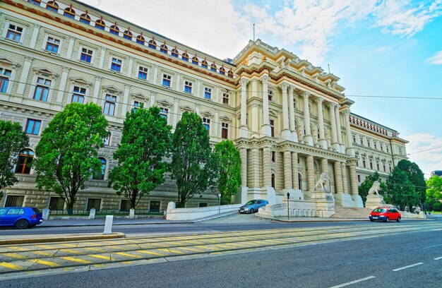 Palácio da justiça em viena, áustria