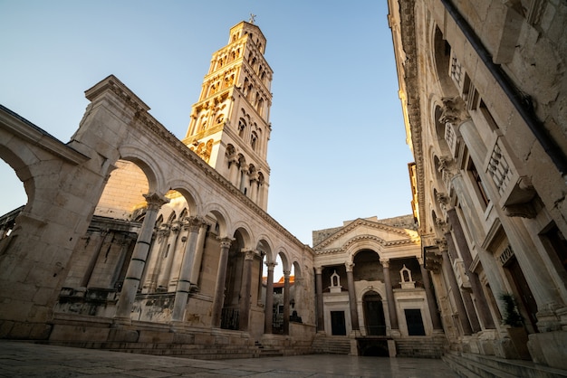 Palácio de Diocleciano em Split, Croácia.