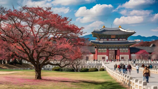 Foto palácio de gyeongbokgung