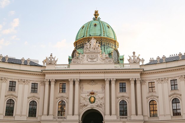 Foto palácio de hofburg em viena áustria