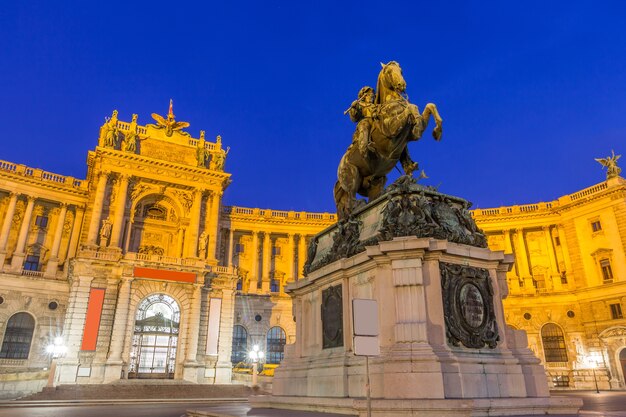 Palácio de hofburg em viena