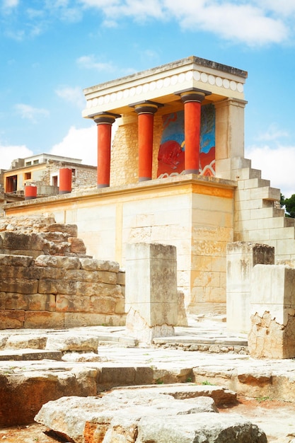 Palácio de Knossos em Creta Grécia