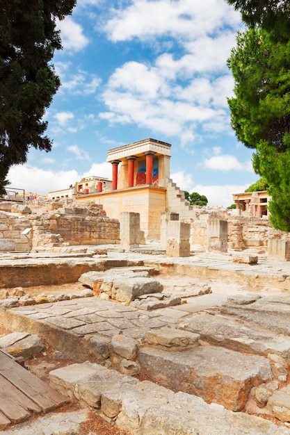 Palácio de Knossos em Creta Grécia