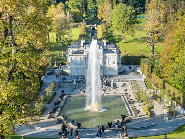 Palácio de Linderhof em Ettal Alemanha