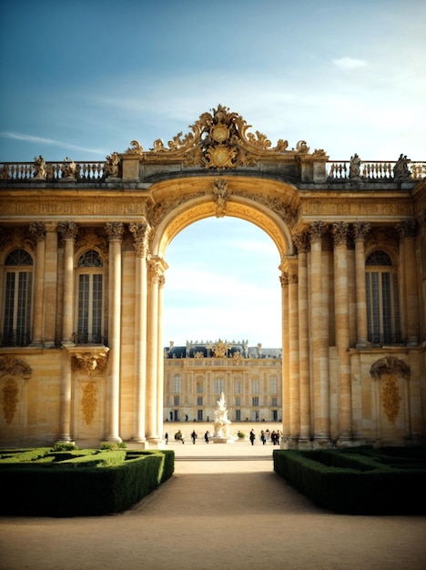 Palácio de Versalhes gerado por IA