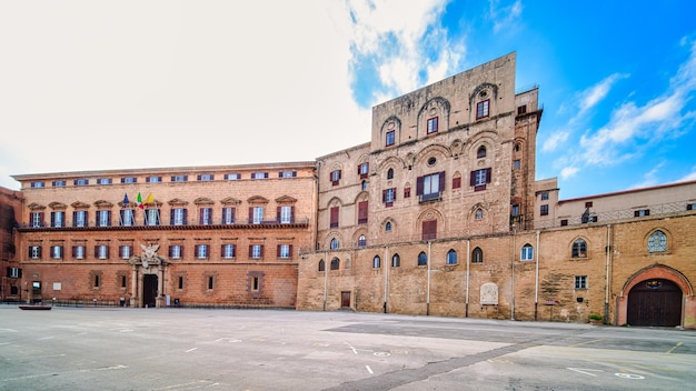 Foto palácio dos normanni ou palácio real em palermo