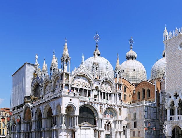 El Palacio Ducal y la Catedral de San Marco, Venecia, Italia