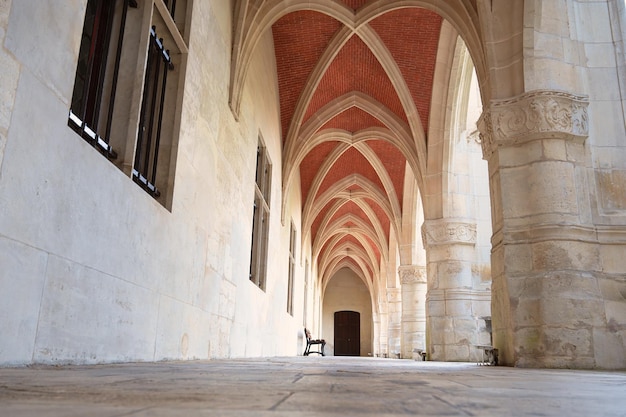 Palacio de los Duques de Lorena entrada del museo en Nancy Francia arquitectura de arco medieval