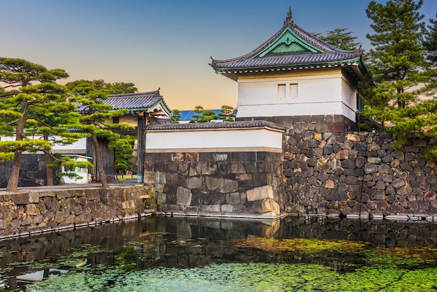 Foto el palacio imperial en tokio, japón