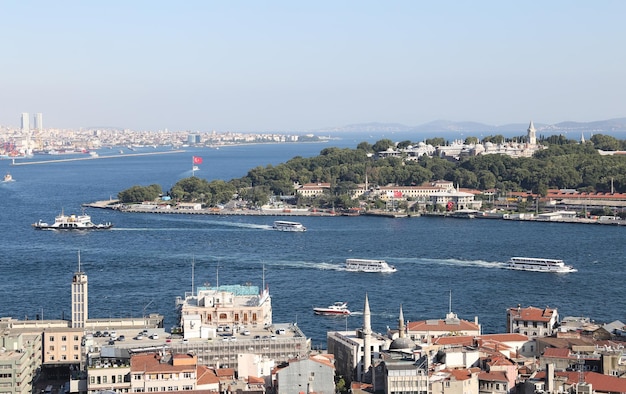 Palacio de Karakoy y Topkapi en la ciudad de Estambul