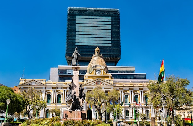 Palácio legislativo em la paz, bolívia