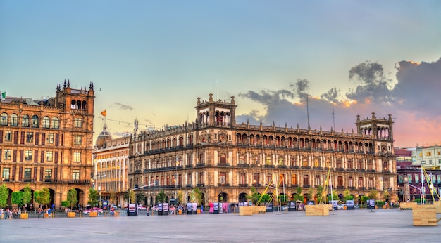 Palacio Municipal de la Ciudad de México en la Plaza Zócalo