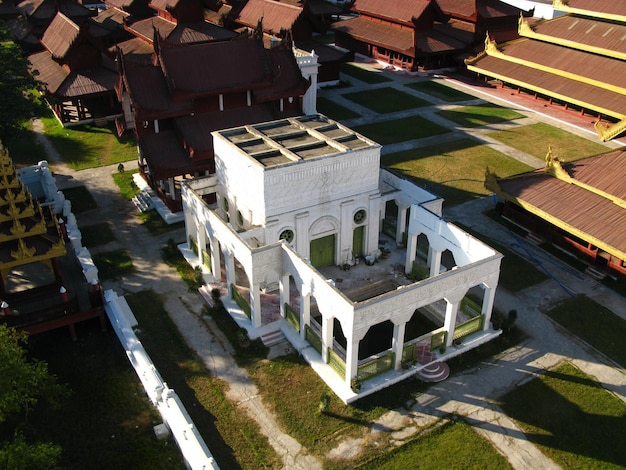 El palacio real en Mandalay Myanmar