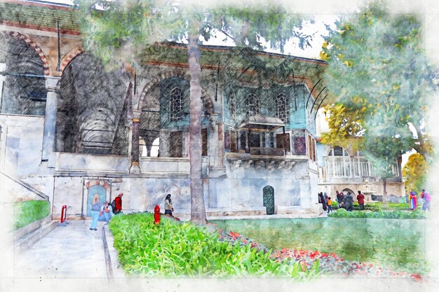 El Palacio Topkapi de Estambul es el palacio donde vivieron los sultanes otomanos y se usó como centro administrativo del estado durante 400 años del Imperio Otomano.