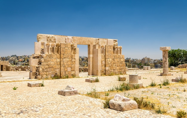 Palácio Umayyad na Cidadela de Amã - Jordânia