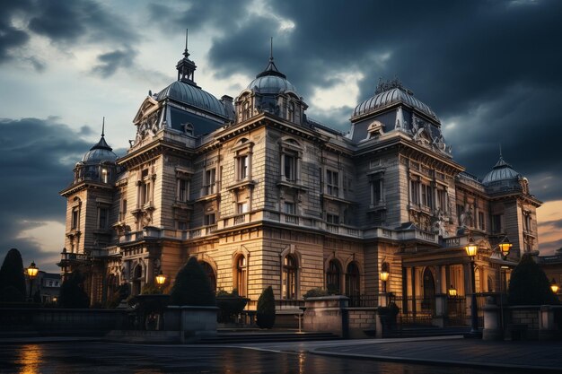 El Palacio de Versalles a la luz de la luna