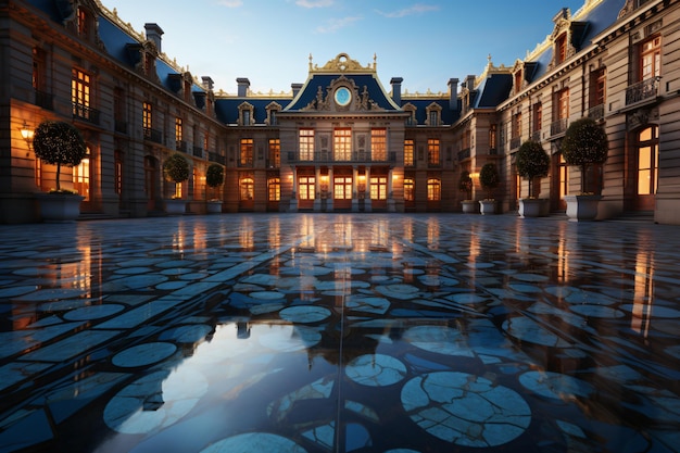 El Palacio de Versalles en París, Francia