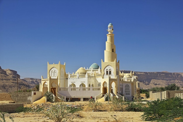 El palacio vinatge en Tarim Yemen